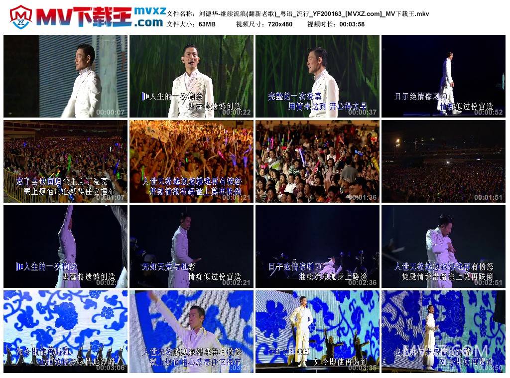 刘德华-继续流浪(翻新老歌)_粤语_流行_YF200163